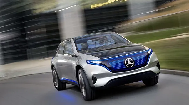 Mercedes испытывает новый электрокар 