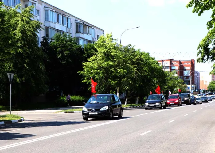 В Жлобине стартовал автопробег "Дорогами мужества и памяти"
