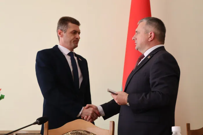 Губернатор Иван Крупко представил активу Хойникского района и депутатскому корпусу нового председателя райисполкома