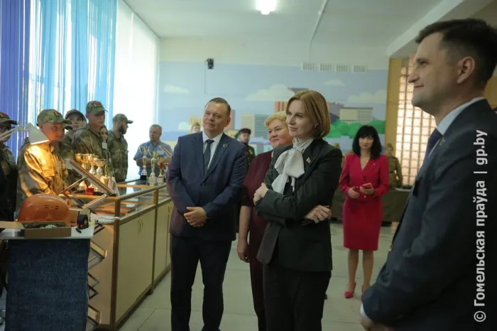 В рамках деловой поездки на Гомельщину заместитель премьер-министра Беларуси Наталья Петкевич побывала в Мозырском государственном педагогическом университете имени И.П. Шамякина
