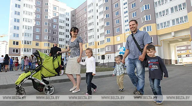 В Гомельской области объемы возводимого жилья для многодетных семей в 2018 году увеличились втрое