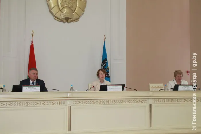 Выездная сессия областного Совета депутатов в Мозырском районе