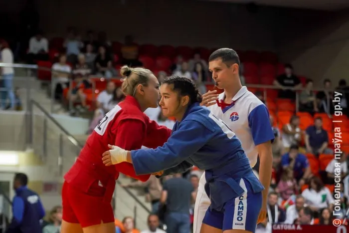 В Жлобине завершаются соревнования по самбо в рамках II Игр стран СНГ