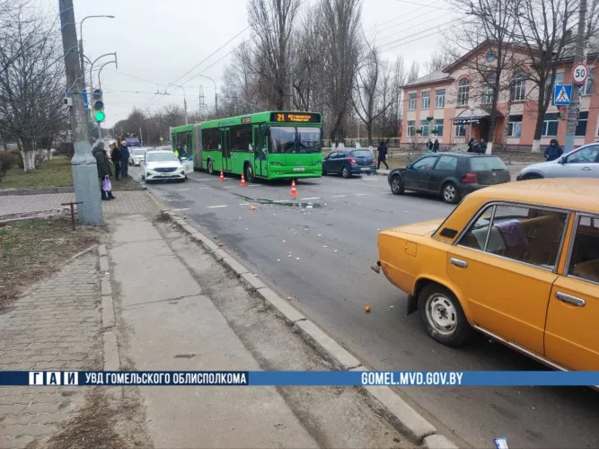 В Гомеле совершен наезд на пешехода