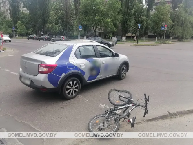 В Гомеле сбили 12-летнего велосипедиста