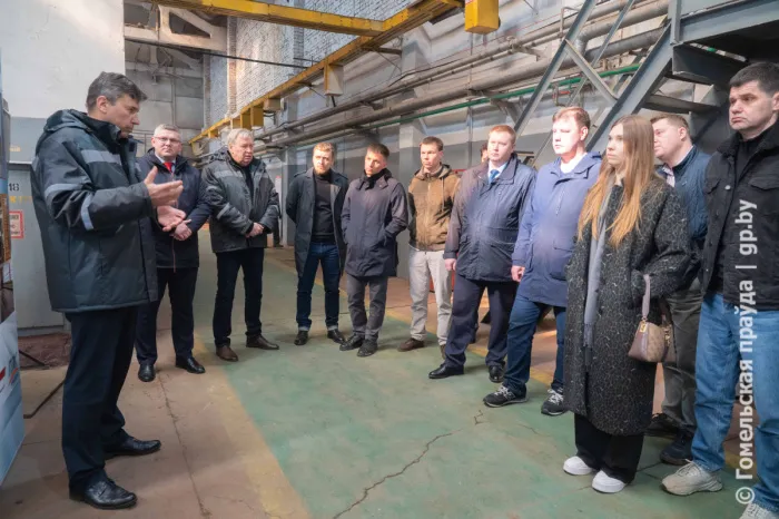 Делегация Архангельской области посетила Гомельский завод «Коммунальник»