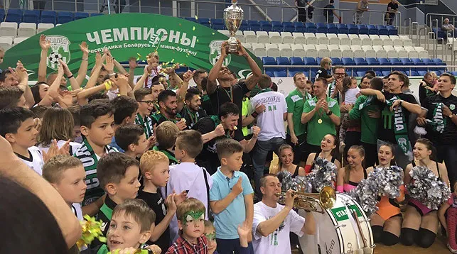 Минская «Столица» разгромила гомельский ВРЗ и во второй раз стала чемпионом Беларуси по мини-футболу