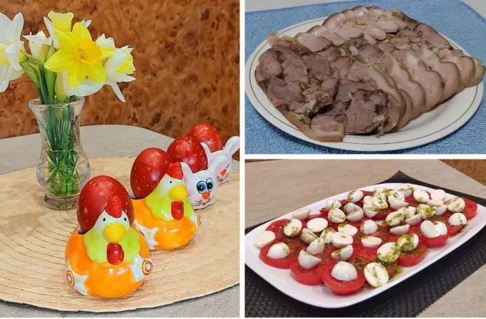 Что приготовить на Пасху из мяса, как покрасить яйца и какой сделать салат 