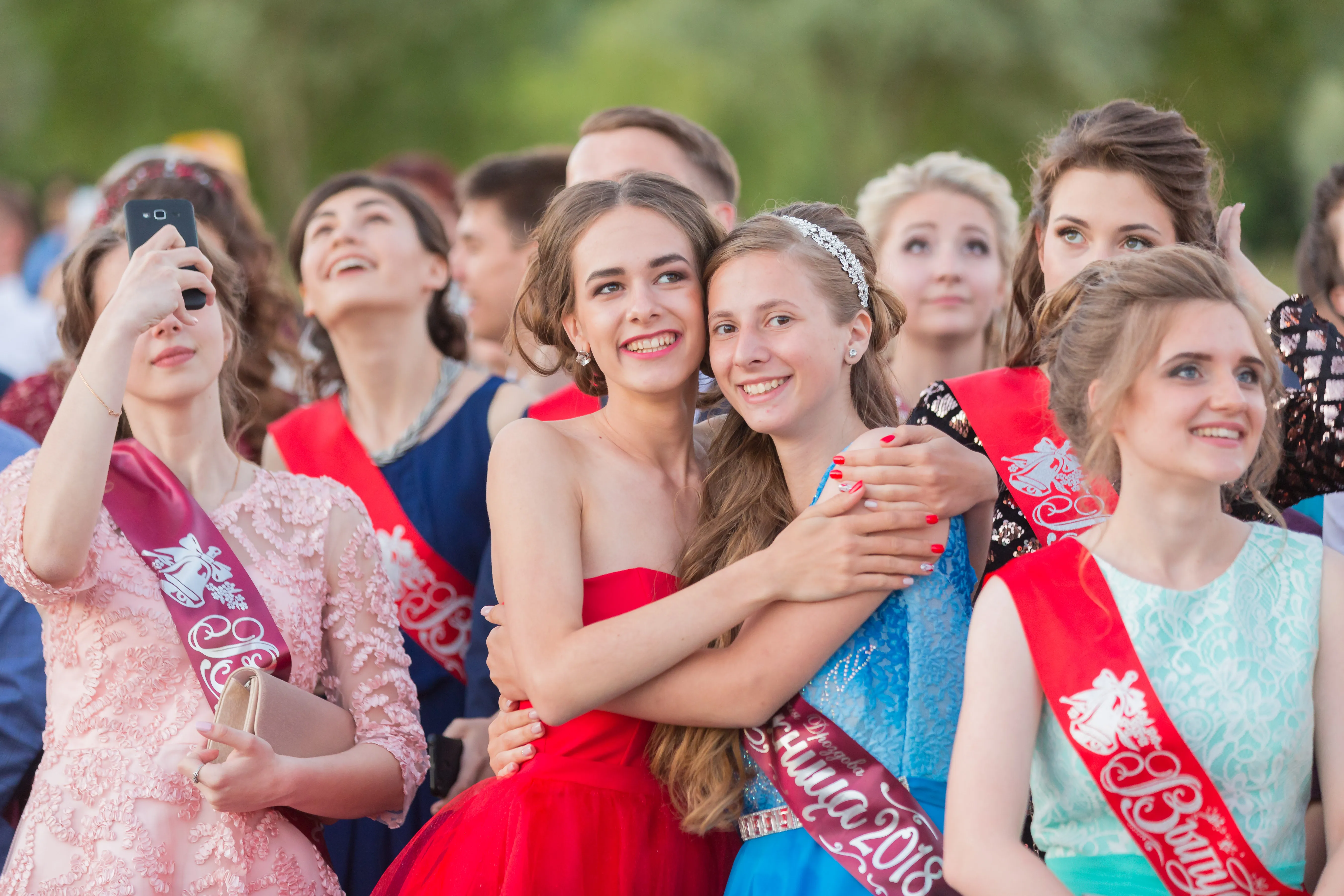  В Гомеле прошло шествие выпускников 2018