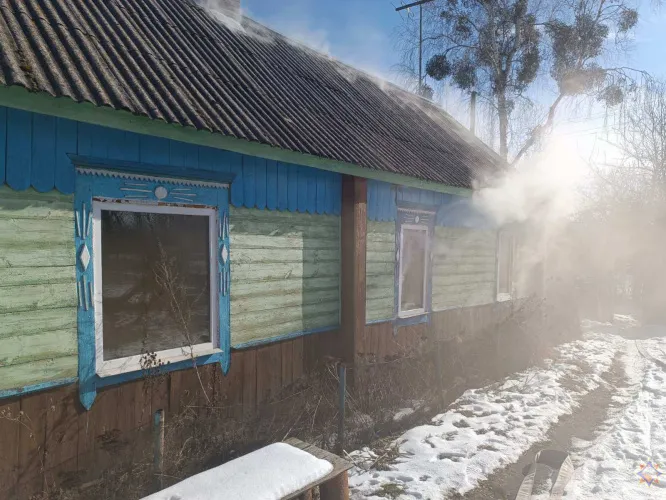 Пожарный извещатель спас пенсионерку на пожаре в Петриковском районе