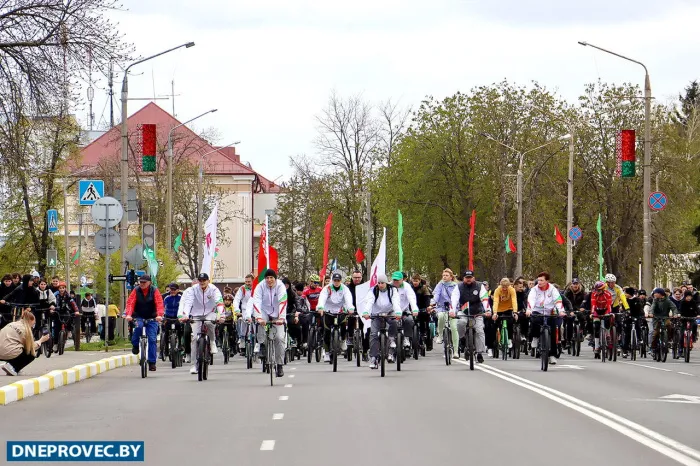 В Речице прошел велопробег