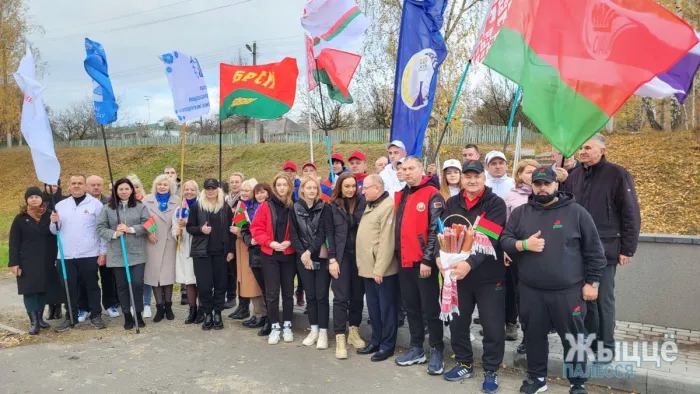 Четвертый день автопробега патриотов "Символ единства" на Гомельщине