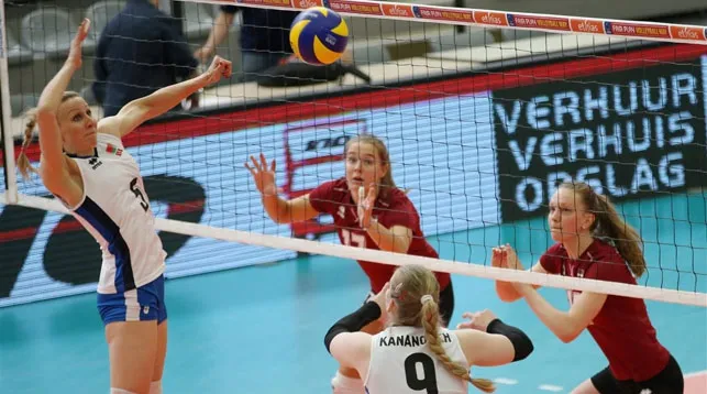 Белорусские волейболистки победили латышек в отборе на чемпионат мира