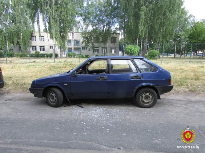 В Мозыре учащиеся лицея пытались угнать автомобиль