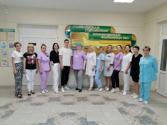 В первой городской больнице Гомеля встретили семь молодых специалистов