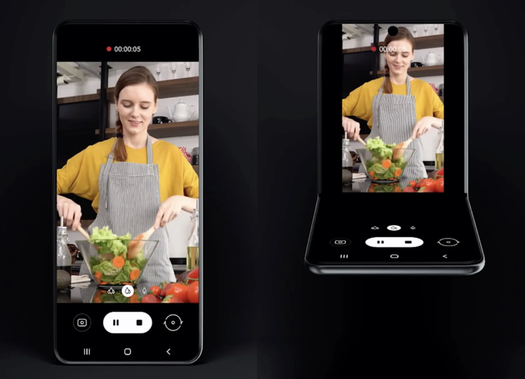Samsung показала второе поколение гибкого смартфона — это раскладушка со сплошным экраном