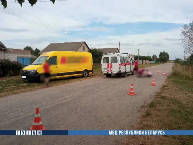 В Добрушском районе под колесами грузового микроавтобуса погиб полуторагодовалый малыш