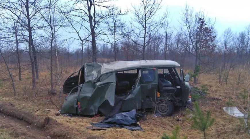 В Петриковском районе опрокинулся УАЗ - погиб пассажир