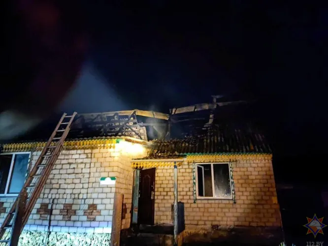 В Гомельской области за сутки на пожарах АПИ спас семью и мужчину