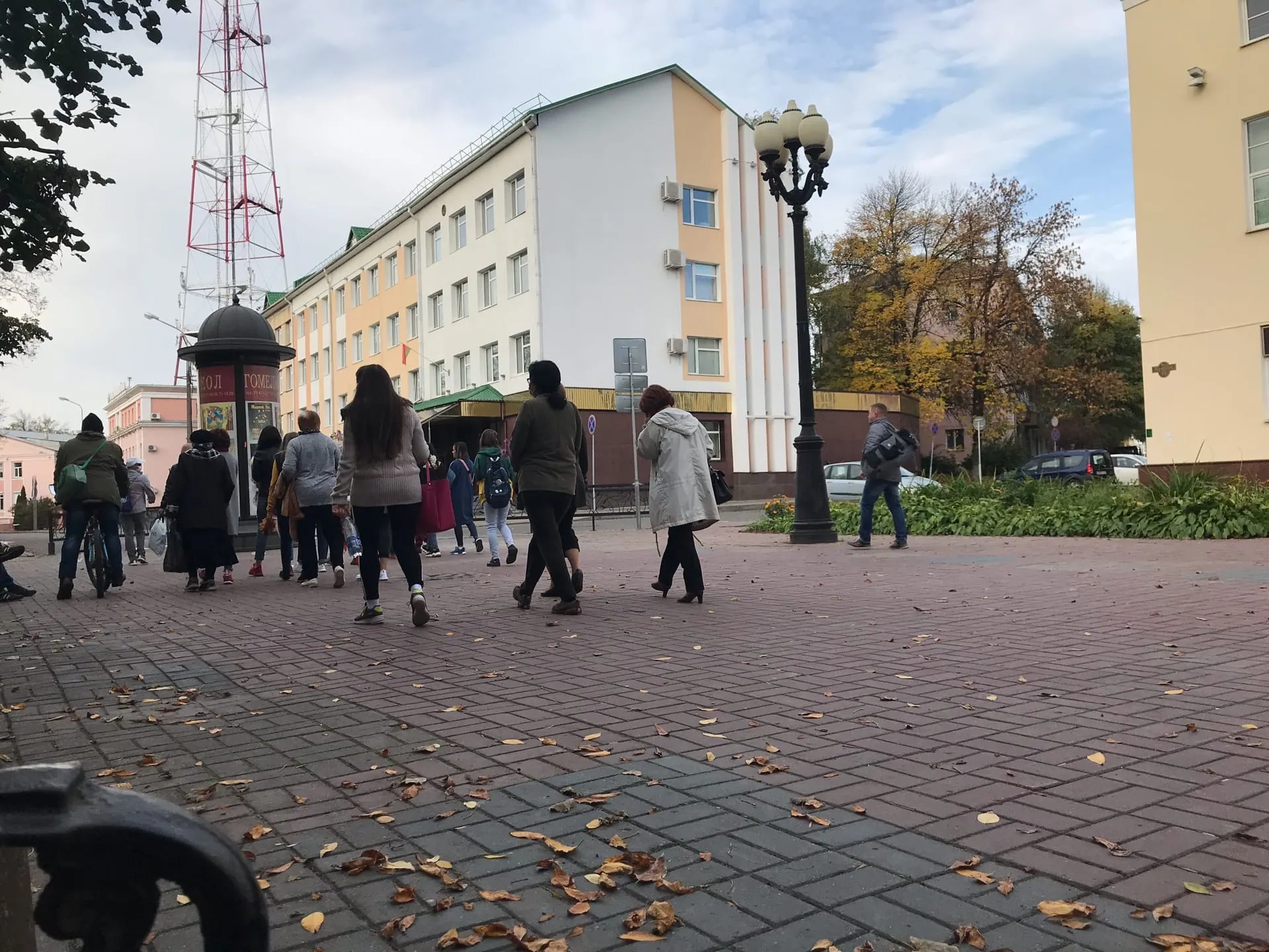 В Гомеле вновь попытались провести несанкционированную акцию. Но обеспечить массовость опять не удалось