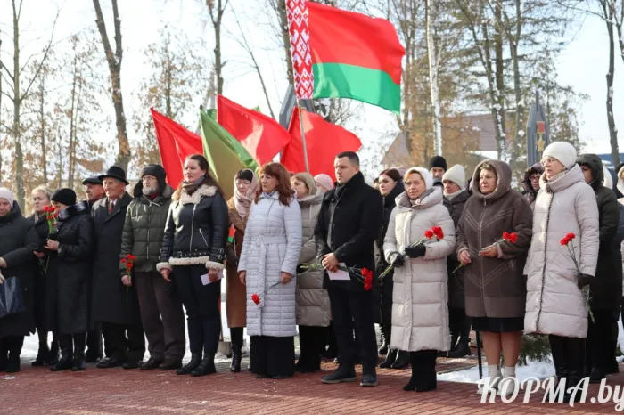 Корма отметила 81-летие освобождения от немецко-фашистских захватчиков