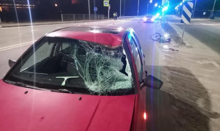 В Гомеле в результате ДТП пострадал велосипедист