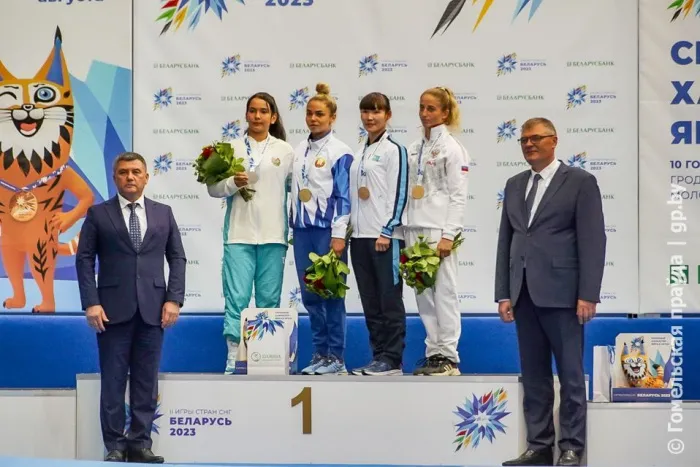 Итоги первого дня соревнований по самбо в Жлобине в рамках II Игр стран СНГ