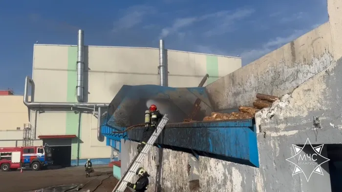 На Светлогорском целлюлозно-картонном комбинате горела транспортная лента