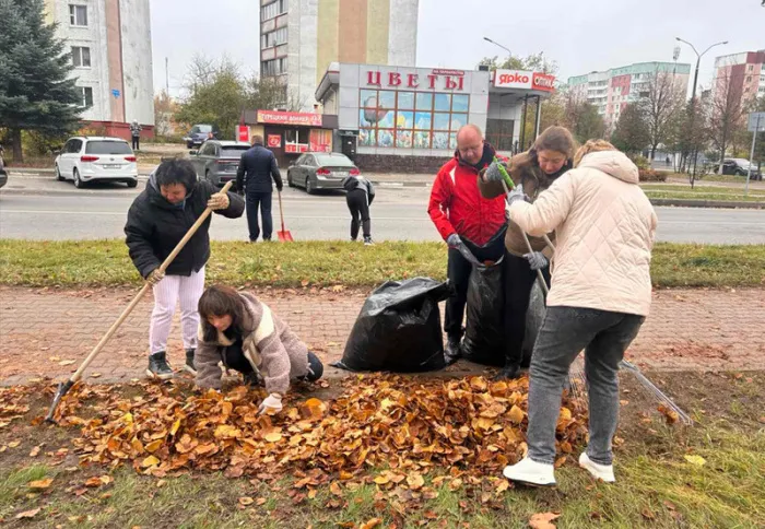 Жлобинчане присоединились к республиканскому субботнику