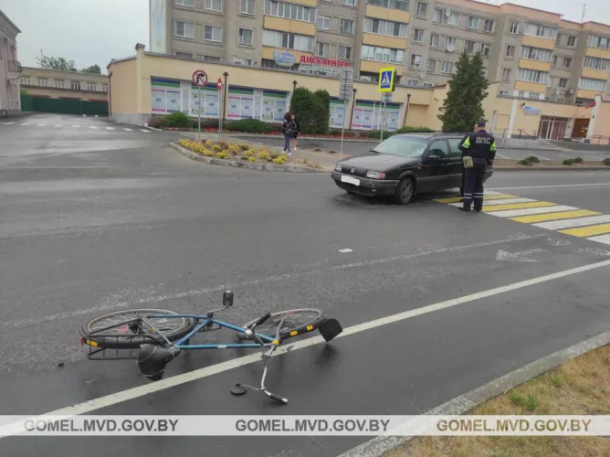 В Добруше в ДТП пострадал велосипедист