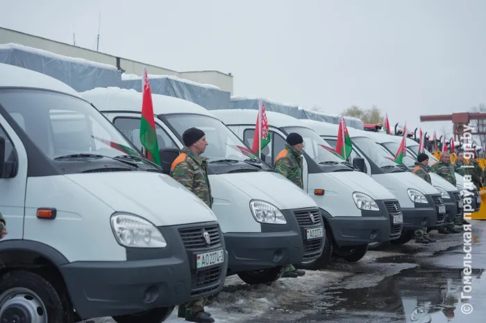 И сразу в работу: 18 единиц спецтехники пополнили автопарк «Гомельводоканала»