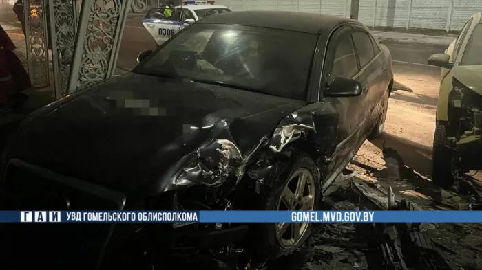 За прошедшие сутки в Гомеле произошло два ДТП
