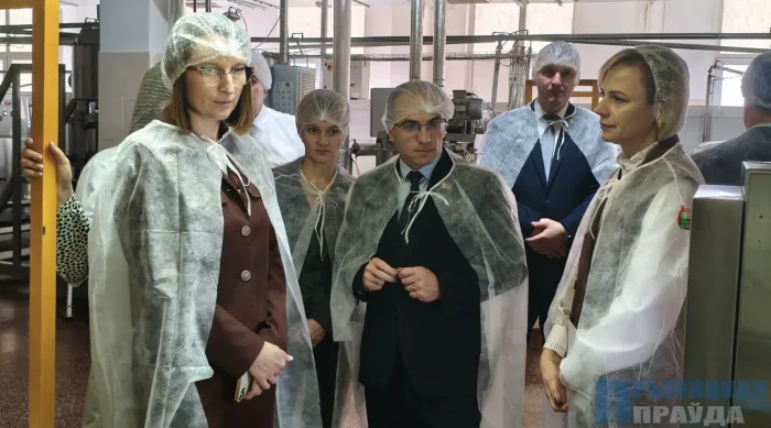 Заместитель министра экономики Мария Мажинская с рабочим визитом посетила Наровлянщину 