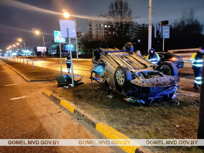 За неделю в Гомельской области произошло 4 ДТП. Есть пострадавшие