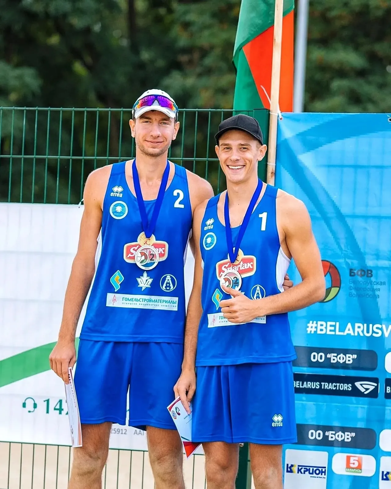Гомельчане стали серебряными призерами чемпионата Беларуси по пляжному волейболу