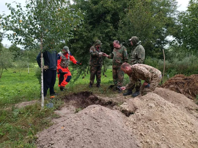 В Стрешине Жлобинского района перезахоронили останки мирных жителей, погибших от условий содержания в гетто