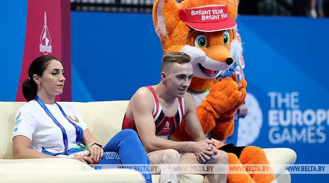 Владислав Гончаров завоевал золото в прыжках на батуте на II Европейских играх