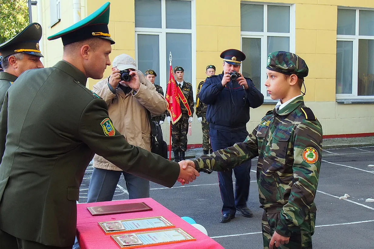 Юные гомельчане прошли посвящение в кадеты