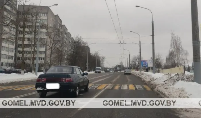 В Гомеле иномарка наехала на пешехода