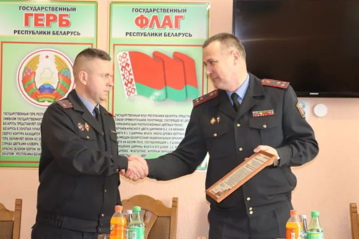 В Октябрьском РОВД представили нового руководителя