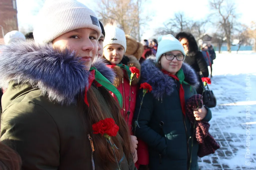 В Светлогорске прошел митинг, посвященный 75-летию освобождения Шатилок от немецко-фашистских захватчиков