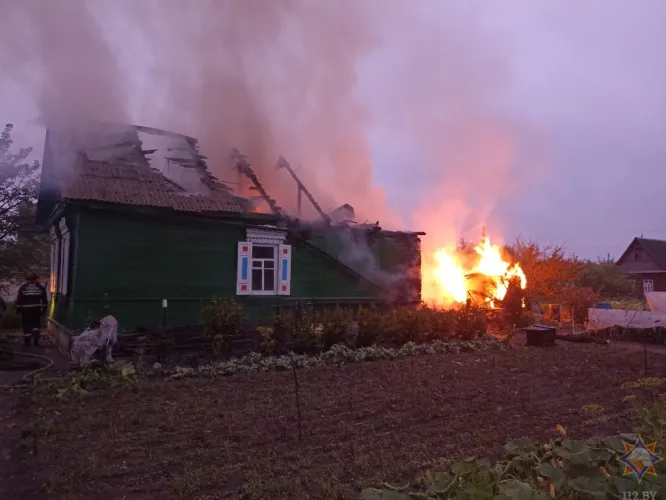 Мужчина погиб при пожаре в дачном доме в Гомельском районе