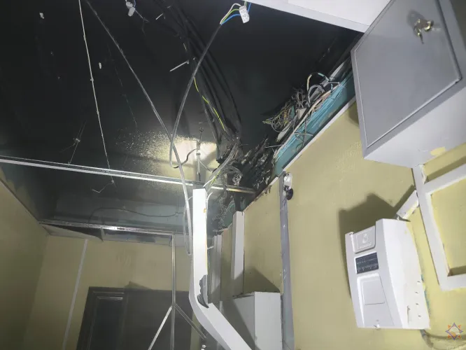 В Мозыре сотрудники МЧС ликвидировали возгорание в магазине