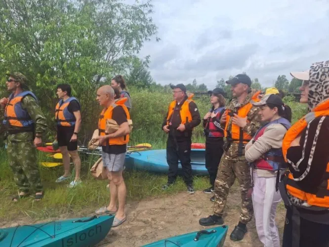 В Житковичах профсоюзный комитет центральной райбольницы организовал для членов профсоюза поездку в Национальный парк «Припятский»
