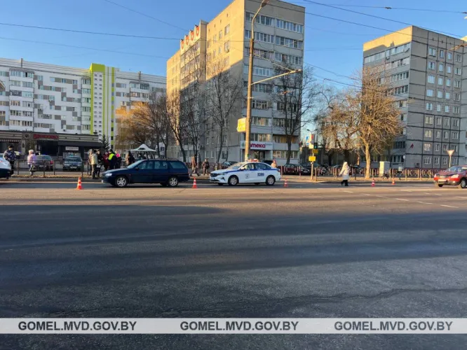 В Гомеле водитель иномарки на переходе сбил пешехода