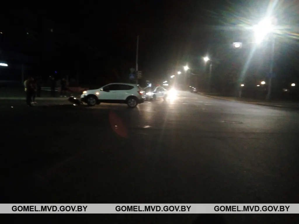 Подростки на мопеде попали в аварию в Светлогорске