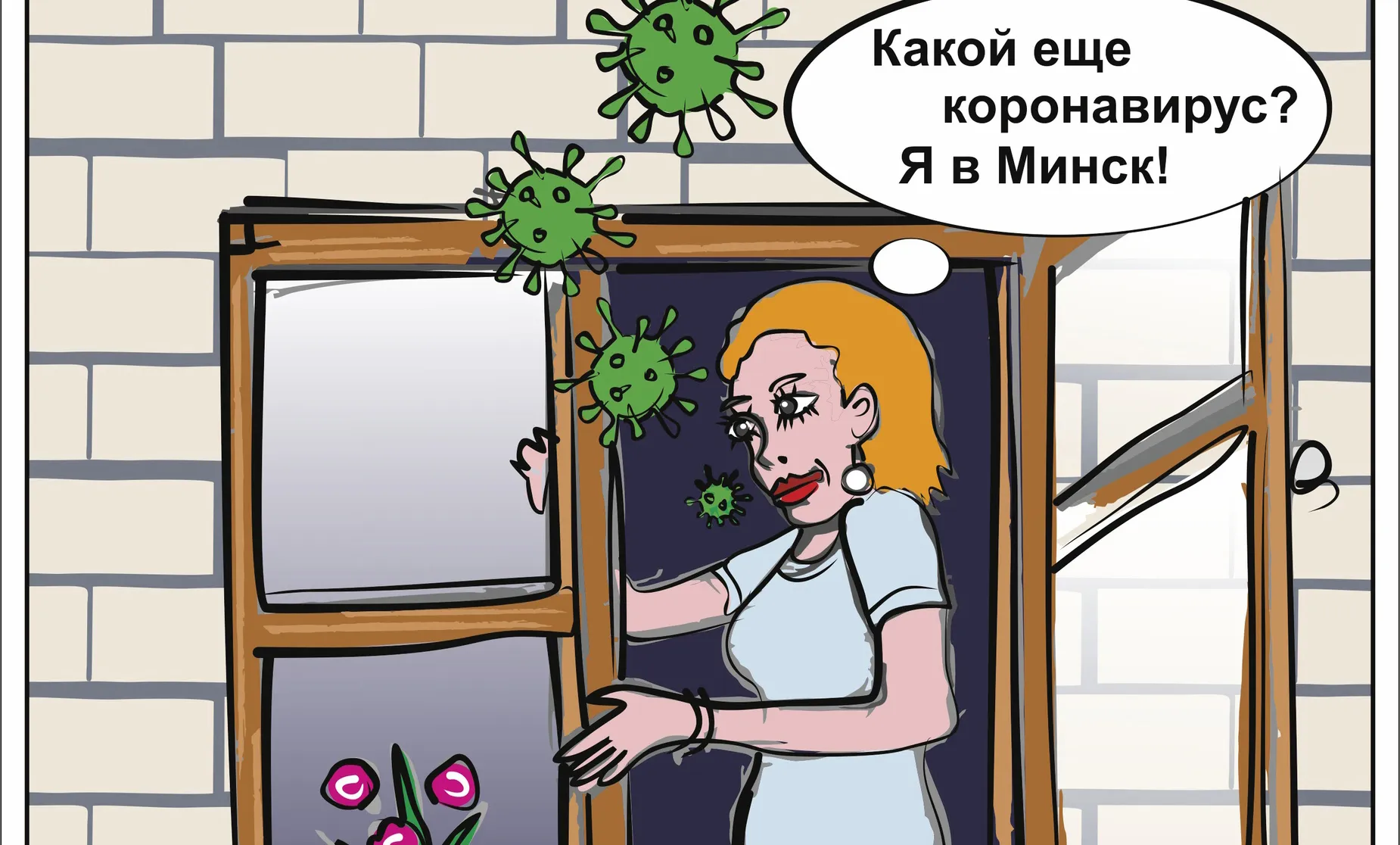 Фельдшер протеста из Гомеля считает историю с коронавирусом выдуманной. Как на самом деле (+ видео)