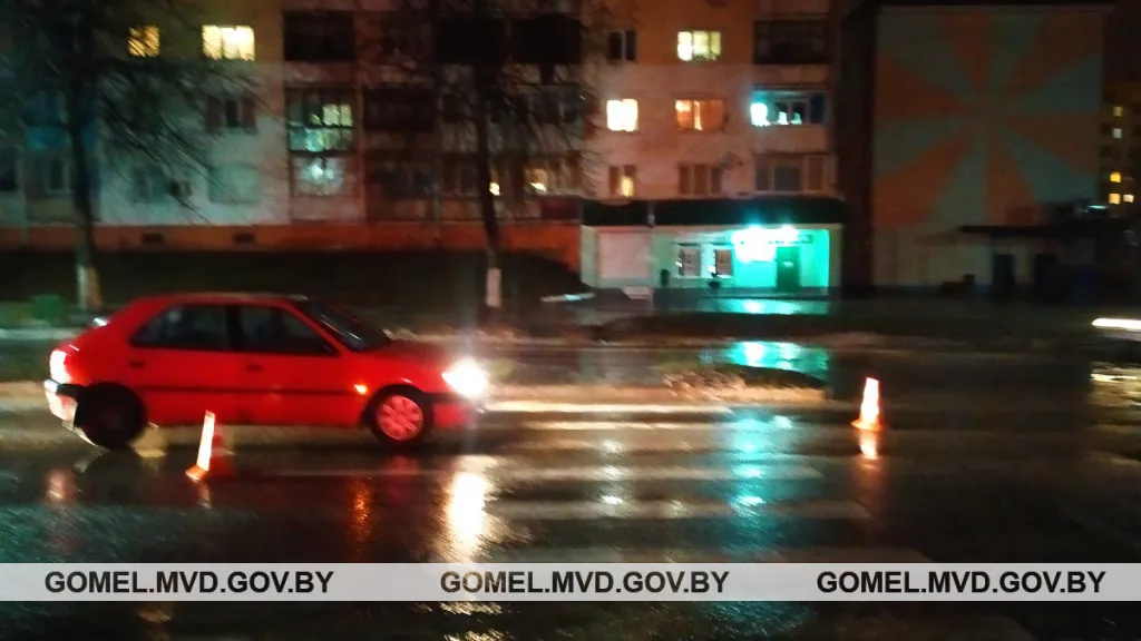 В результате ДТП в Мозыре пострадала женщина-пешеход