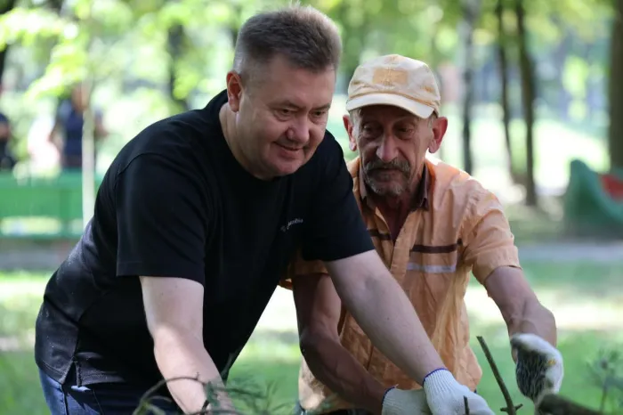 20 июля гомельчане вышли на субботник для устранения последствий стихии