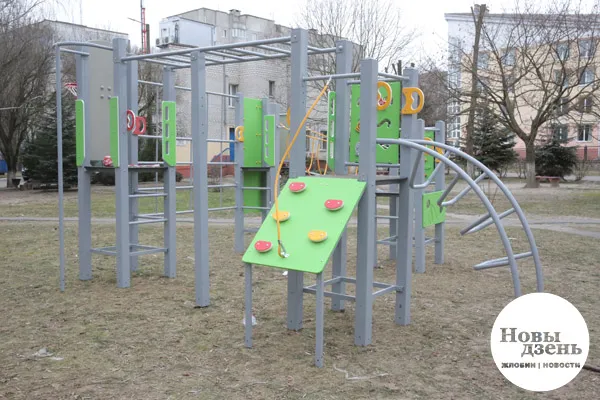 В Жлобине появилась ещё одна площадка для детей